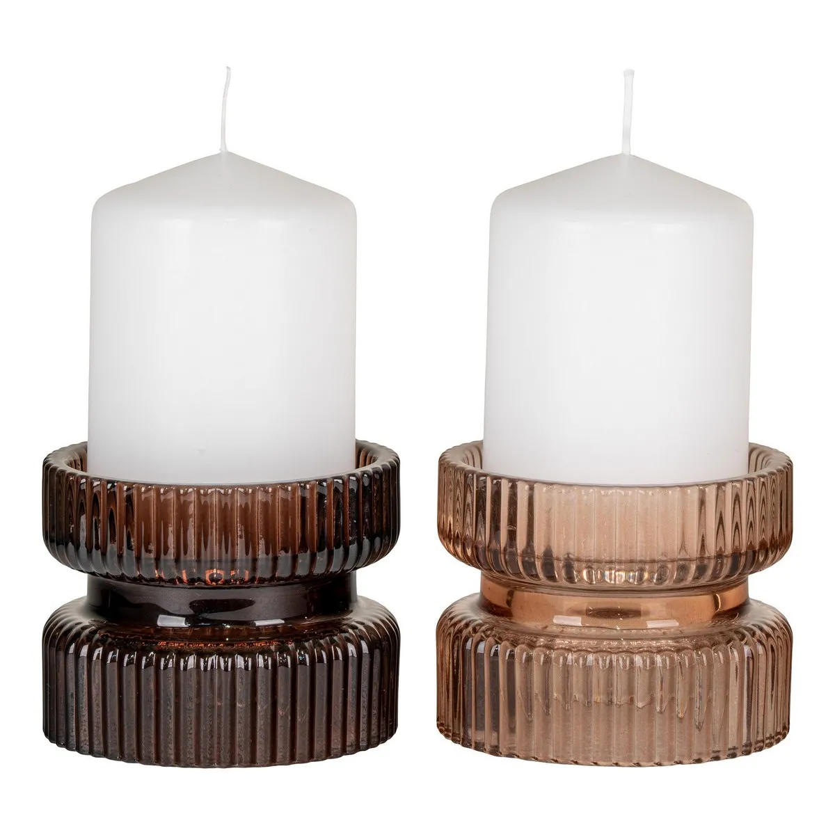 Epikasa Bougeoir Candle - Marron Ambre