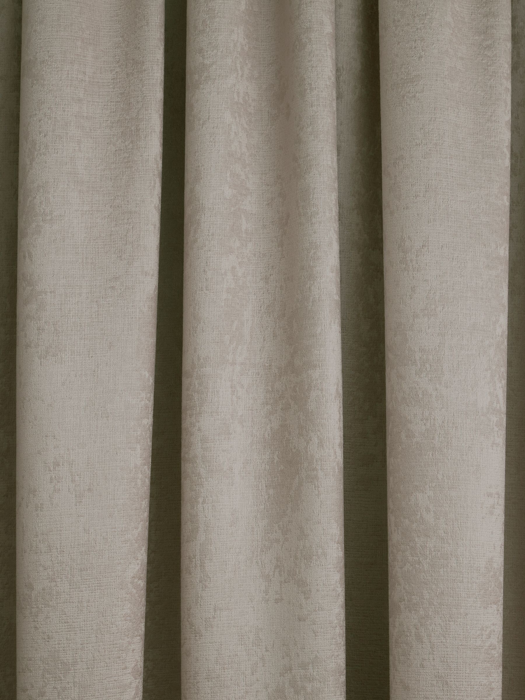 Fusion Galaxy Room Darkening Woven Pair of Pencil Pleat Curtains