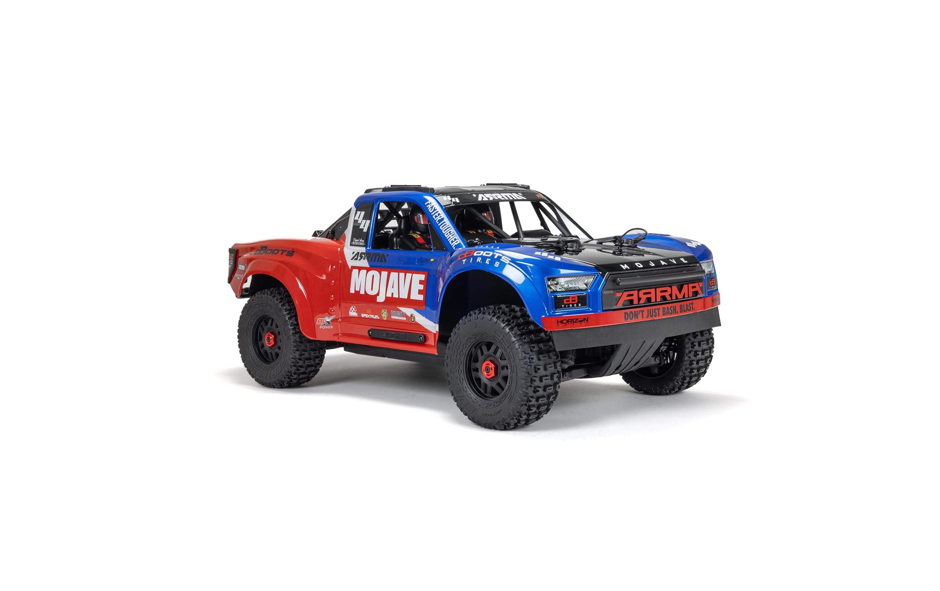 Short Course Truck Mojave 4x4 4S BLX Blau, ARTR, 1:8<br>4WD Desert Truck mit starkem 4S Brushless Antrieb