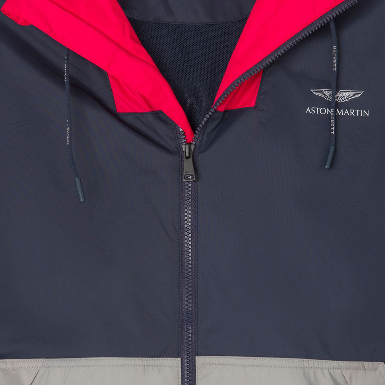 Hackett London Blouson Coupe-vent à capuche Aston Marting Racing multicolore