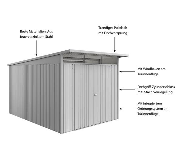 Biohort Metallgerätehaus AvantGarde ECO A8,