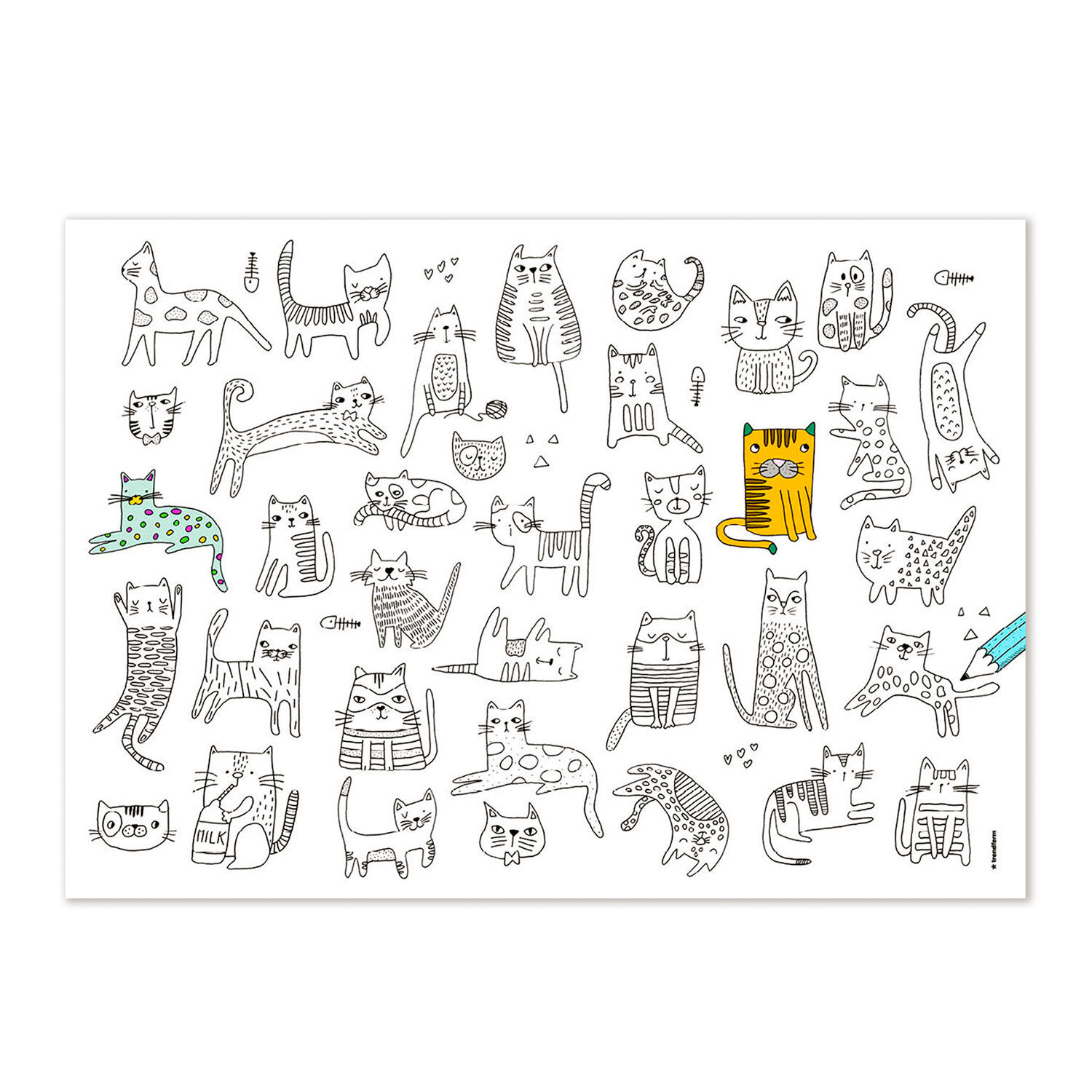 Papiertischset Family-Time