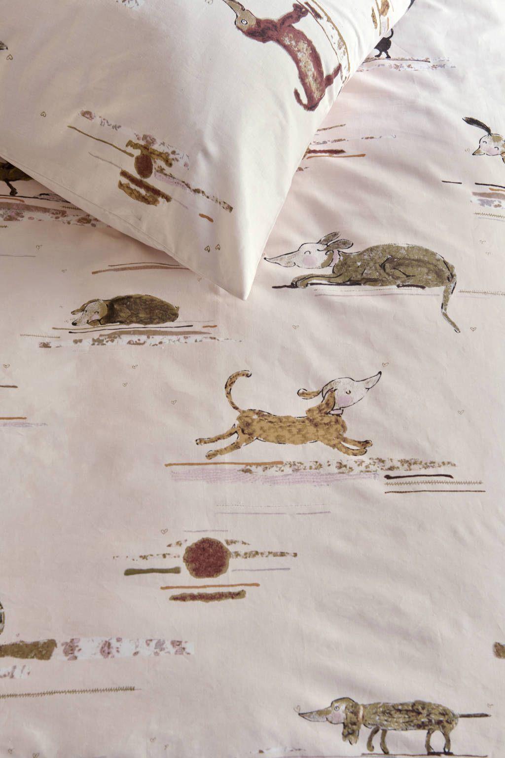 katoenen dekbedovertrek kinderbed (120x150 cm)