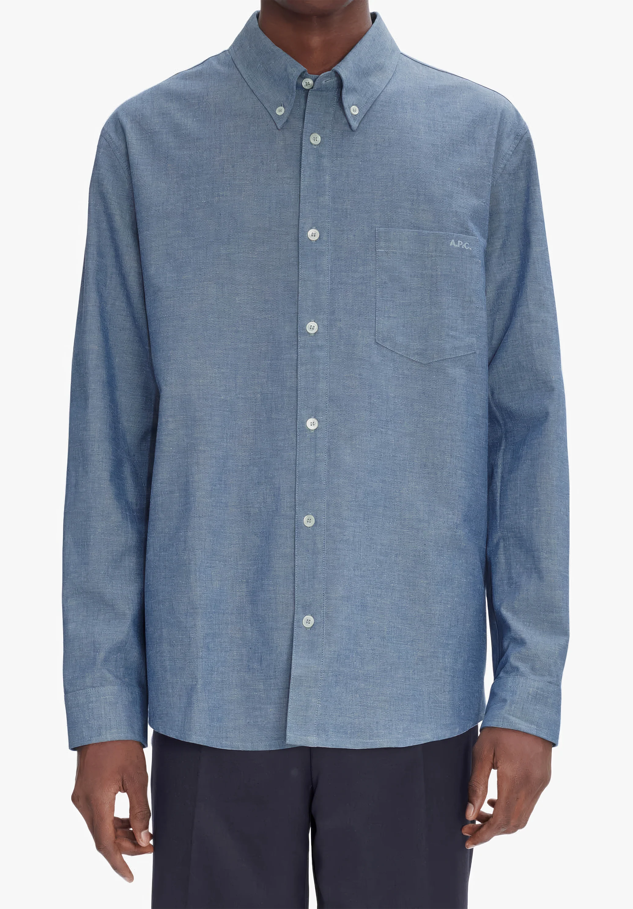 Chemise Edouard Brodé - Indigo