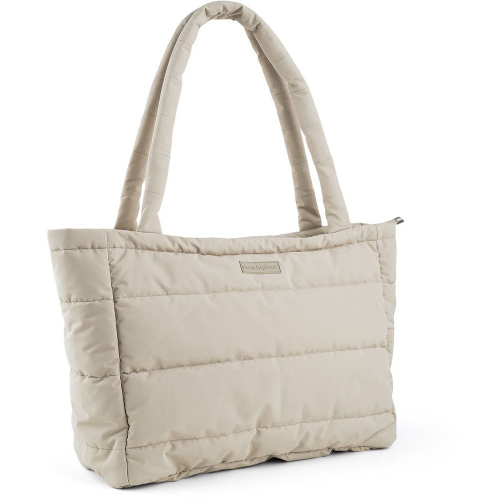 Køb DonebyDeer Sand Quiltet Pusle Tote Bag