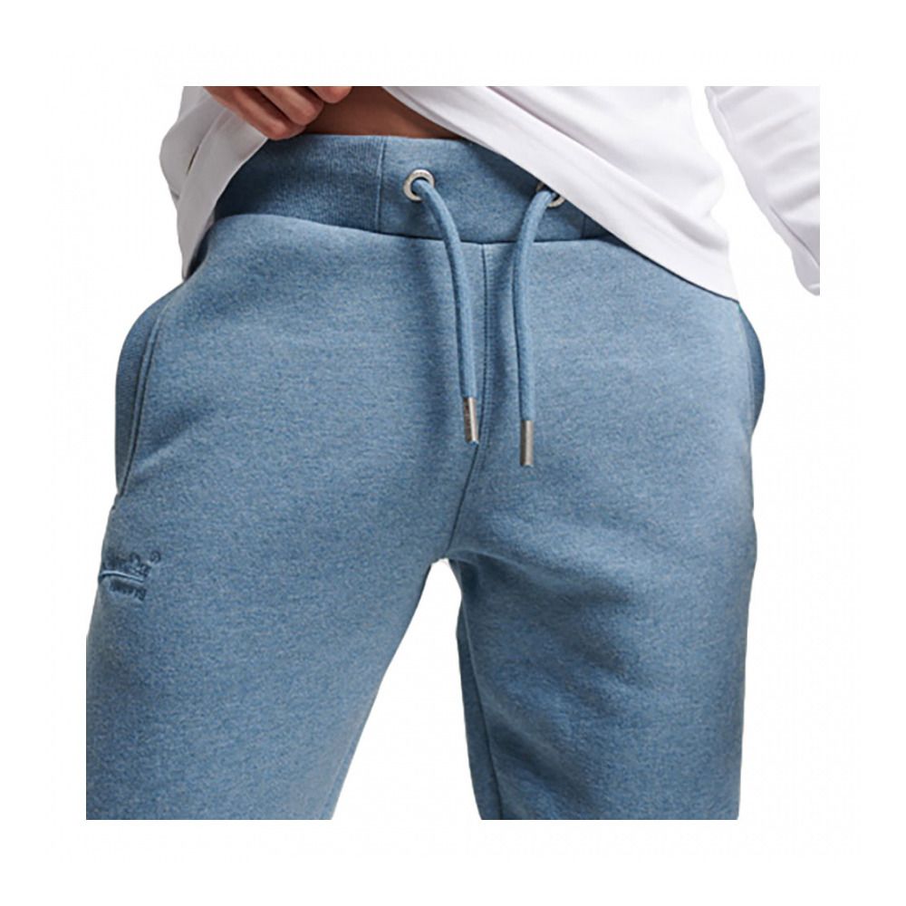 Superdry VINTAGE LOGO EMB - Jogging Homme bluestone marl