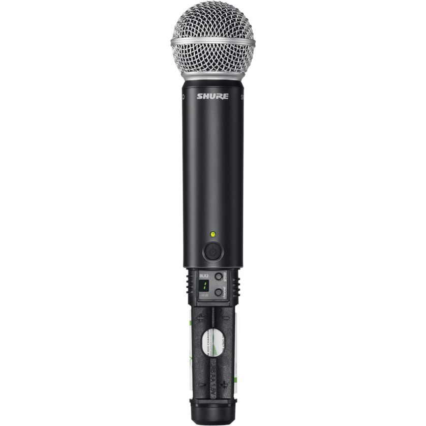 Shure BLX1288E/SM58-K14 draadloze microfoonset (614 - 638 MHz)