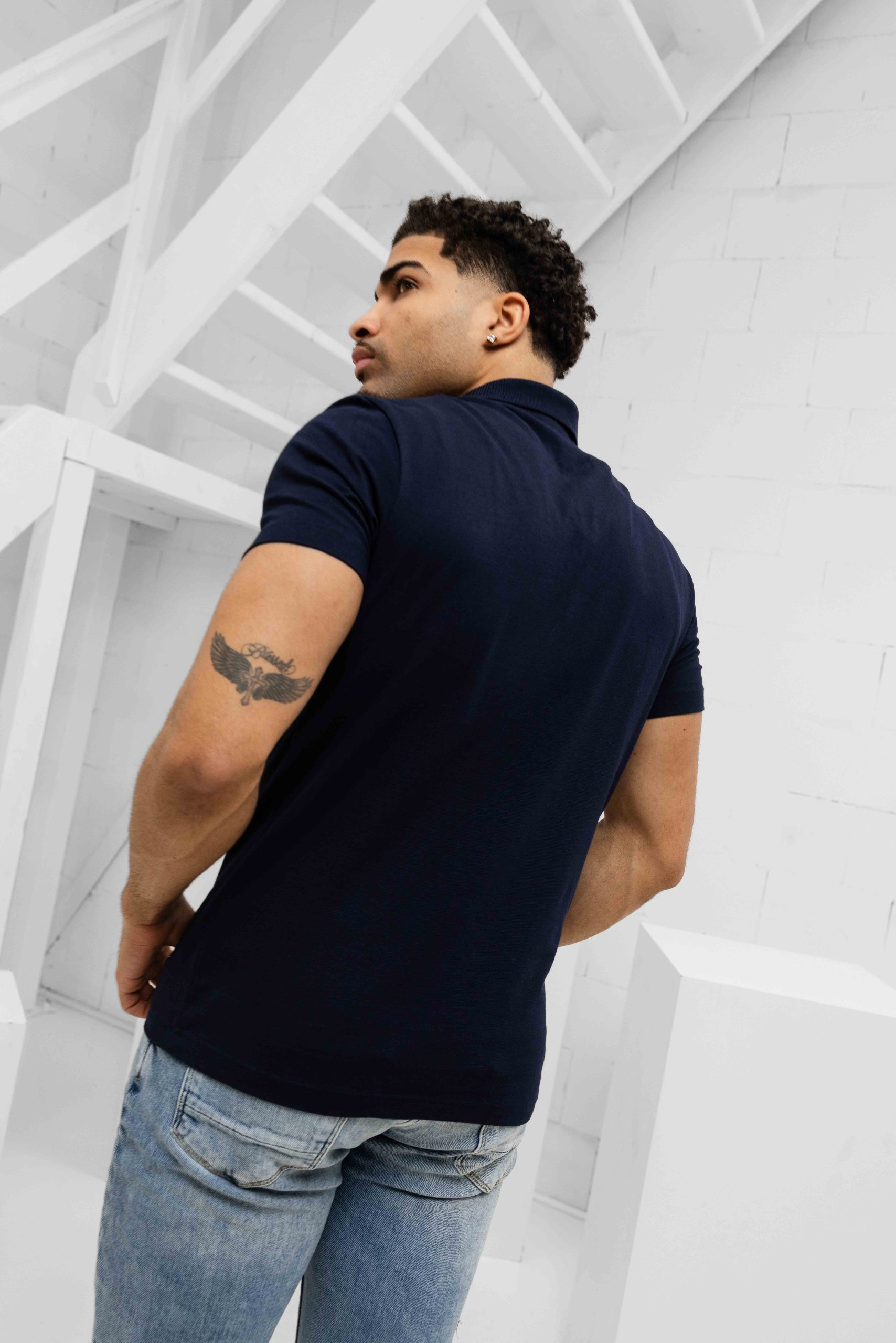 Lacoste Polo Heren Donkerblauw