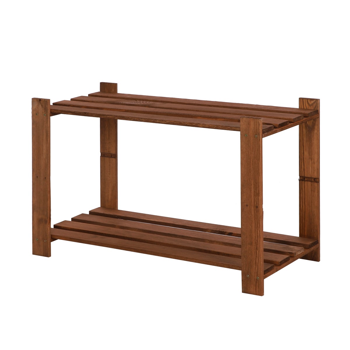 PROREGAL Houten Plank Pinepeak HxBxD 50 x 80 x 38 cm 2 Planken 1,2 cm Dik Dennenhout Bruin