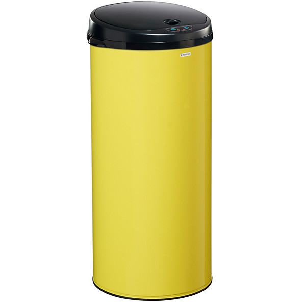 ROSSIGNOL Poubelle a ouverture automatique - 45l - sensitive - jaune soufre