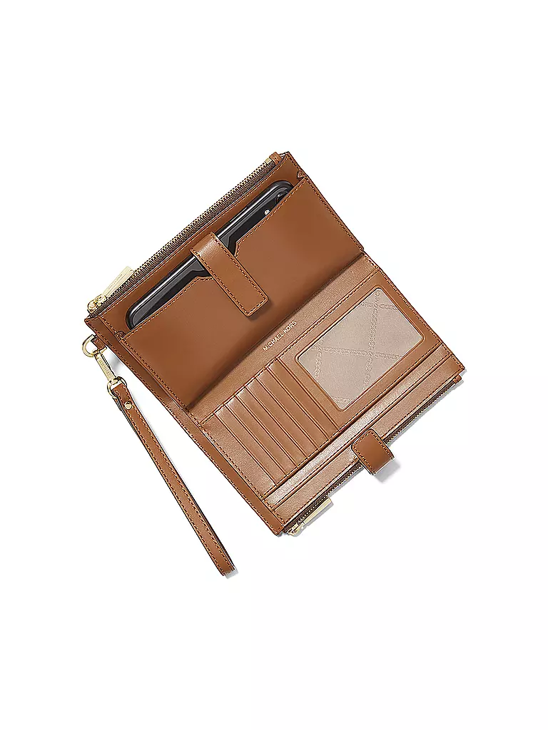 MICHAEL KORS Geldbörse JET SET braun