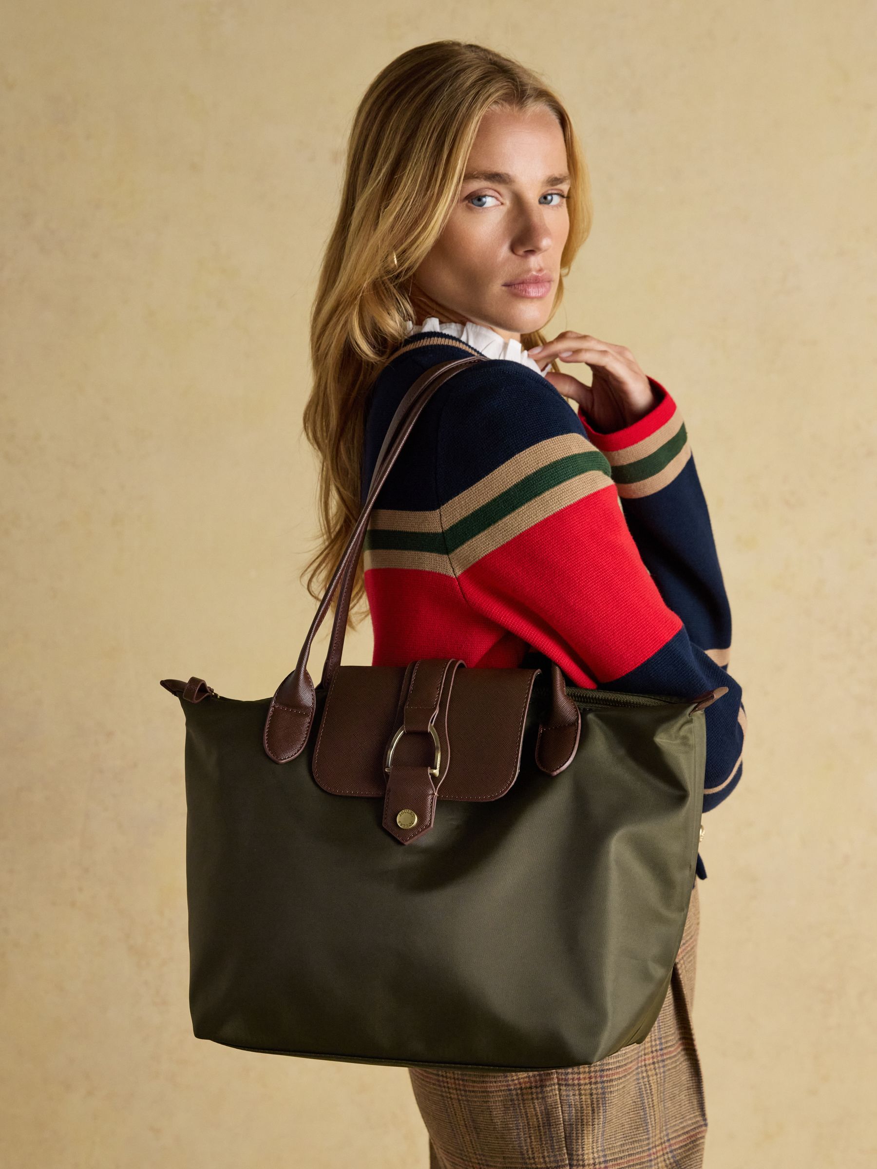 Kakigroen - Joules Edie Shopper tas