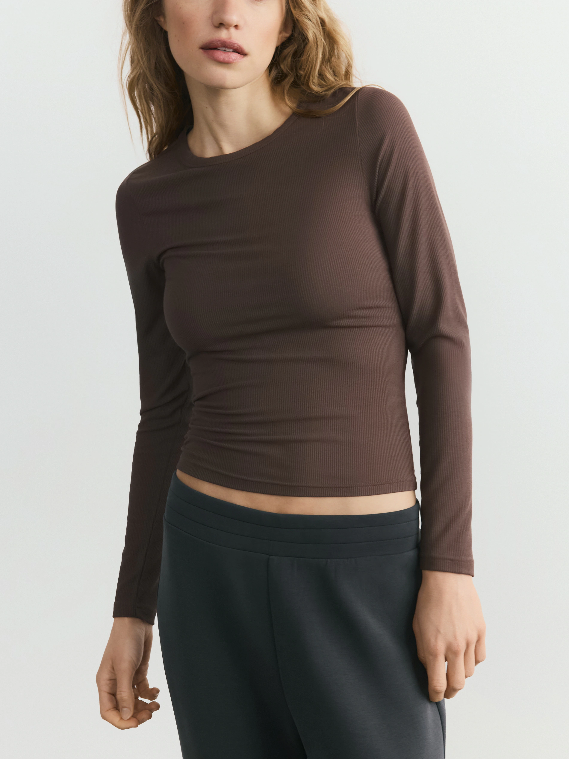 Langarmshirt mit hochem Modalanteil