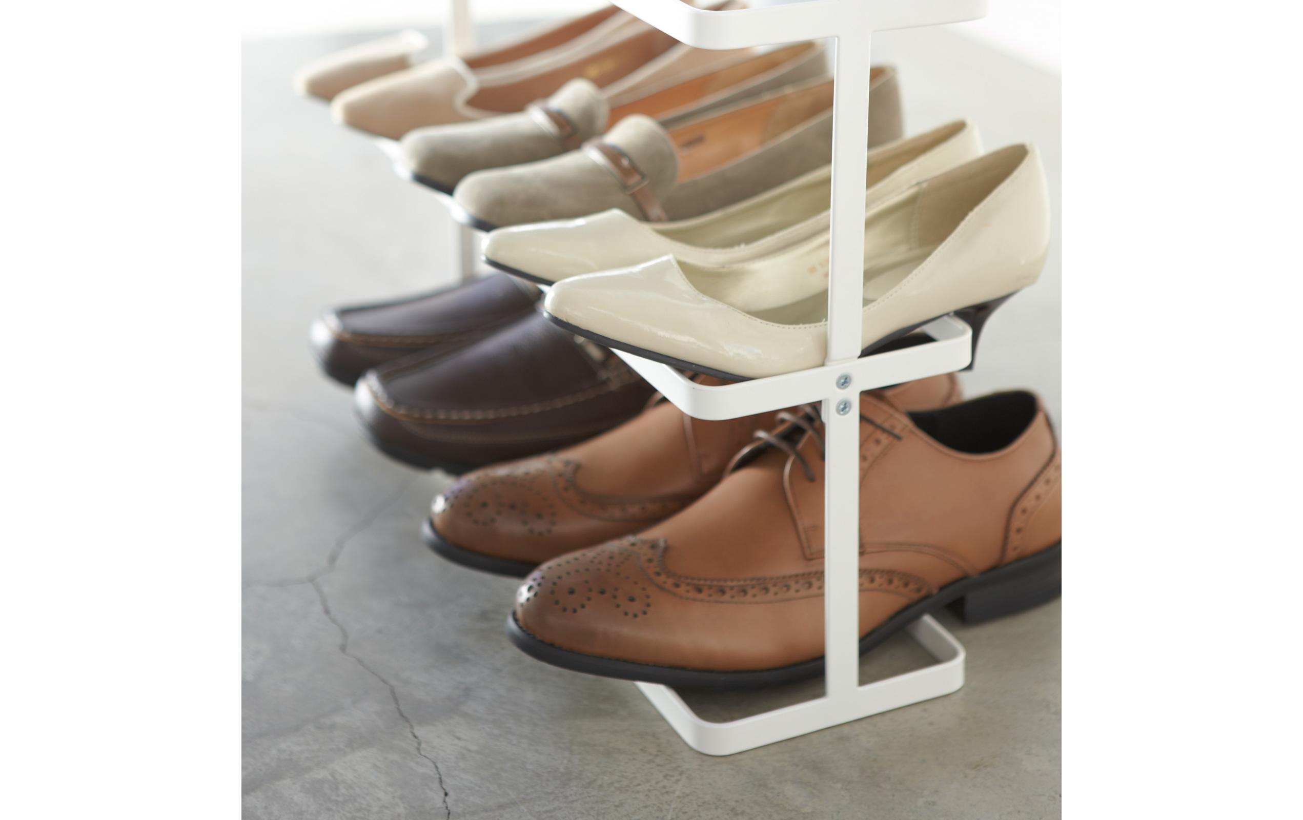 Schuhregal Tower 50 x 45.5 cm, WeissBreites Schuhregal