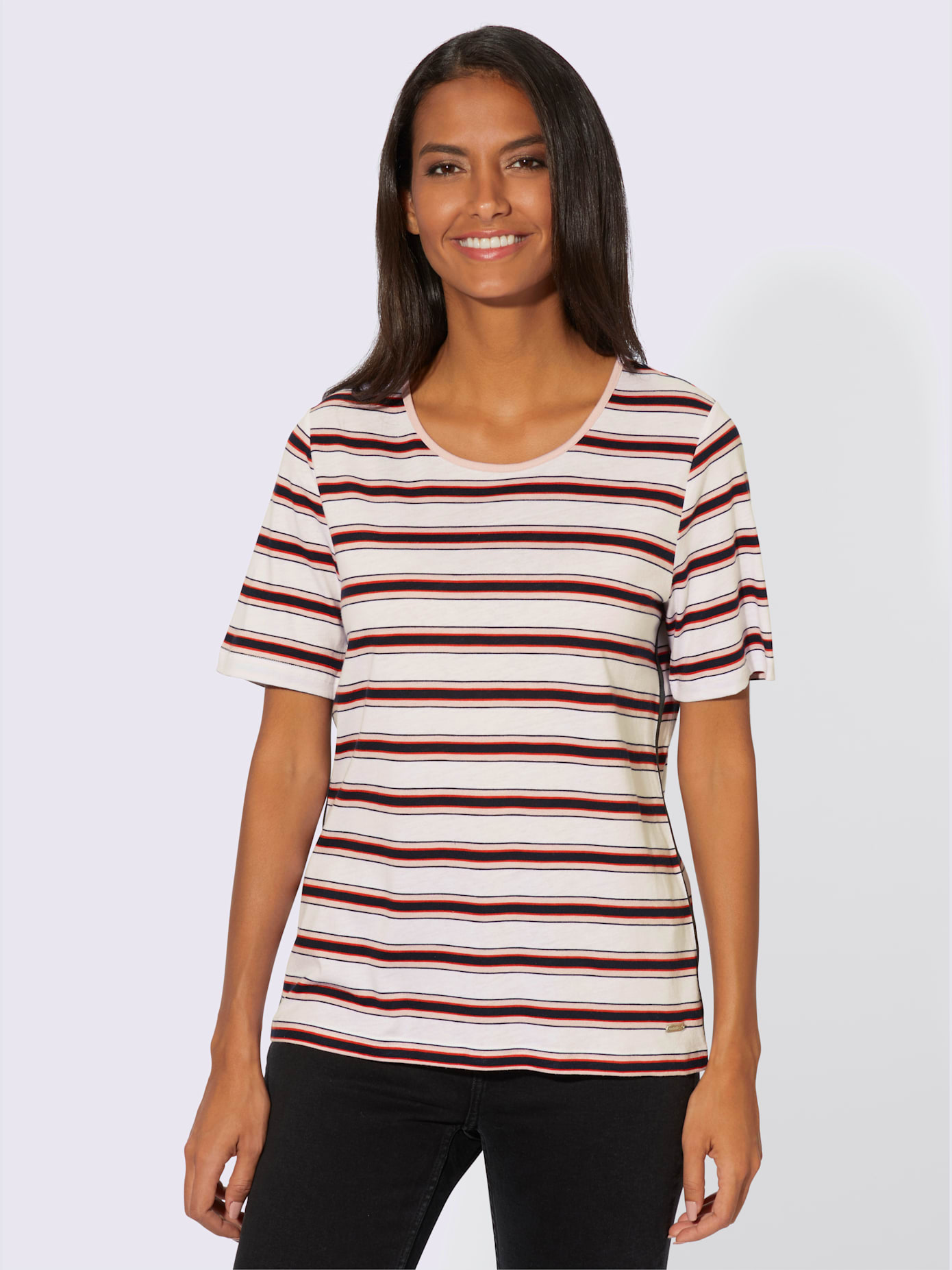 T-shirt à rayures 50% coton