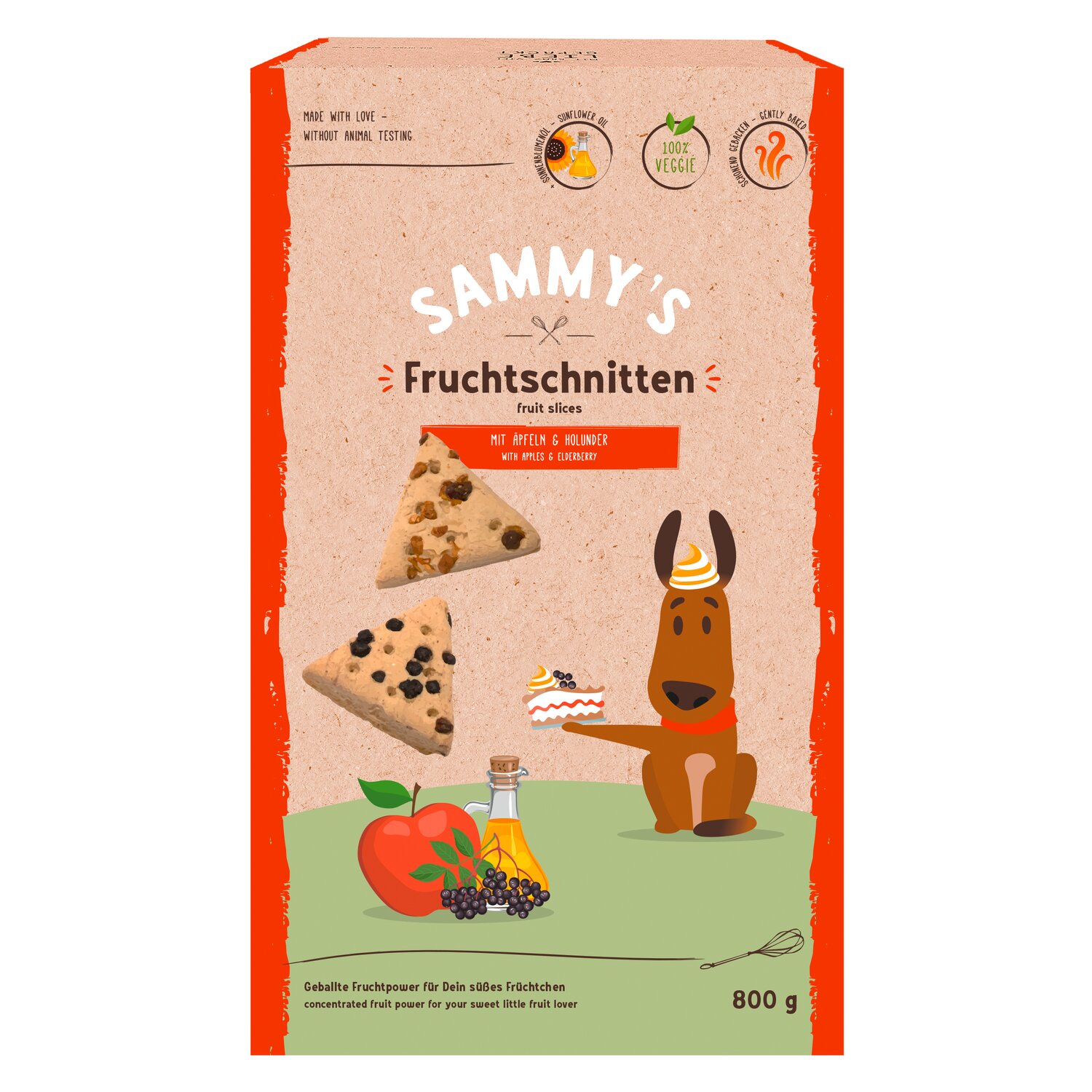 bosch Sammy's Fruchtschnitte  - 800 g