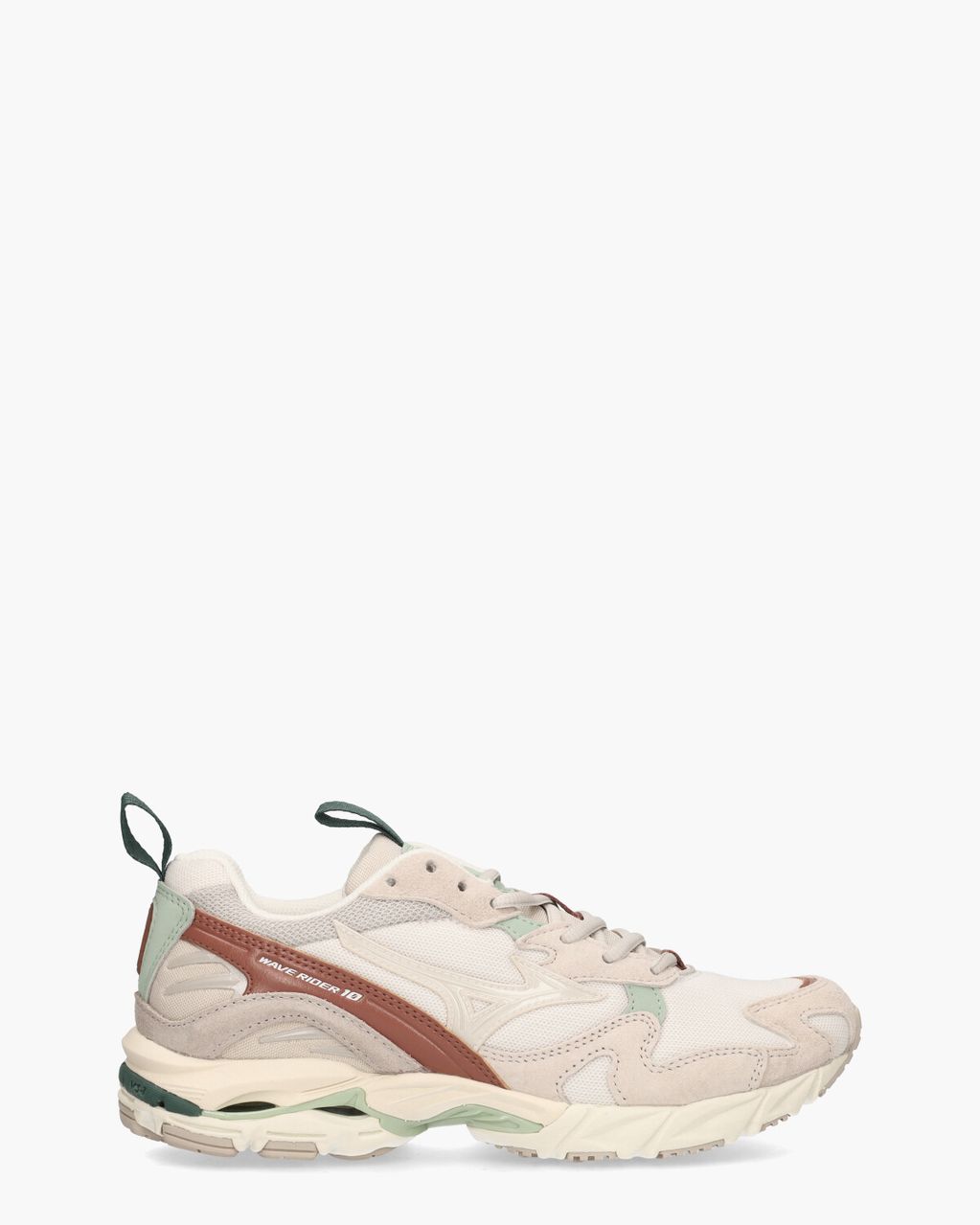 Mizuno Wave Rider 10 Off-White/Multicolor Herensneakers