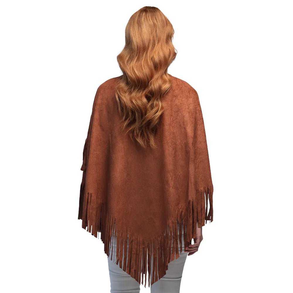 Hippie 60S Poncho Bruin
