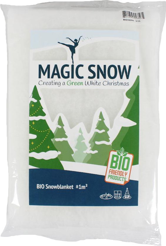 Bio Snow biologisch afbreekbare sneeuwkleed 100 x 100 cm