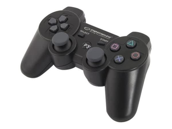 Esperanza MARINE - Håndkonsoll - 12 knapper - trådløs - Bluetooth - svart - for Sony PlayStation 3