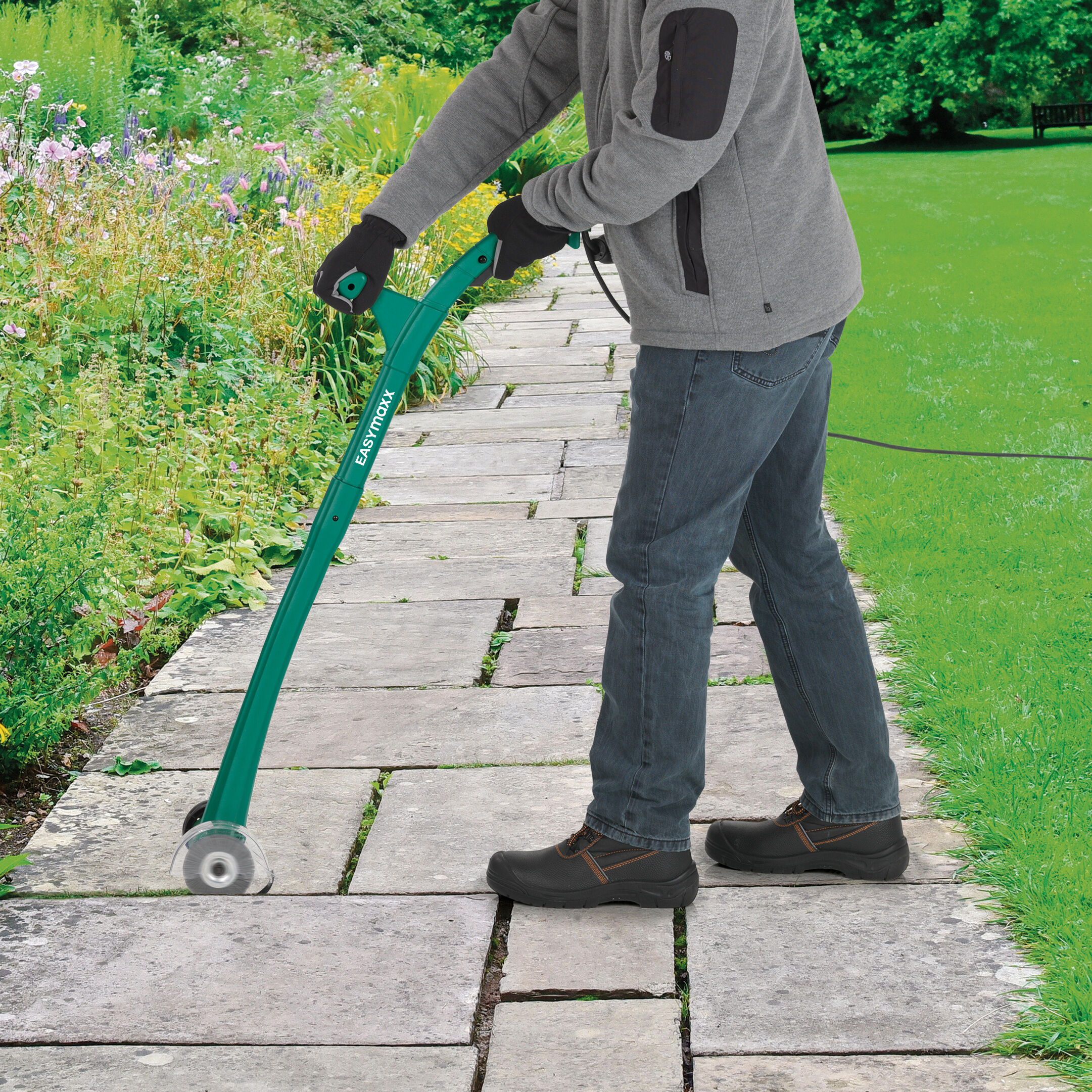 Easymaxx Elektrischer Fugenreiniger 3-teilig
