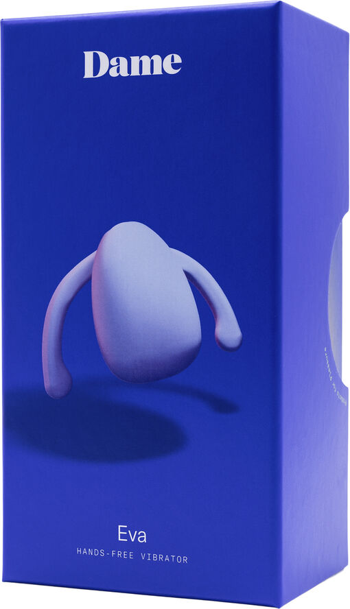 Dame Products Dame Products - Eva II Hands-Free Vibrator Quartz Blå