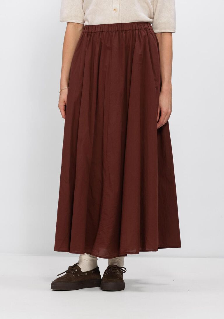 bruine knit-ted midirok cato