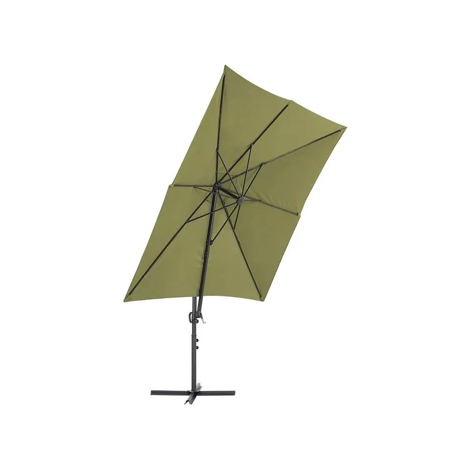 MONZA II - Zweefparasol - Groen - Polyester