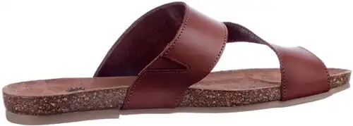 Cosmos kastanje bruin 6106703-30 - maat 43 slipper kastanje bruin - maat 43 Calandschoen