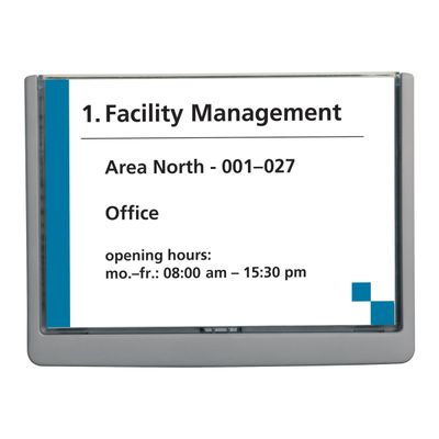 Durable Click Sign - Plaque de porte - A5 paysage