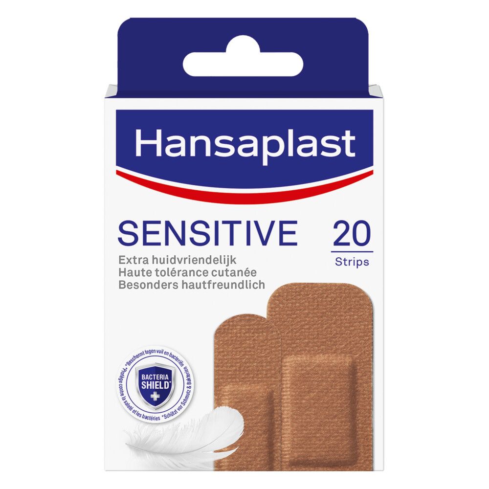 2x Hansaplast Sensitive Pleister Medium20 stuks