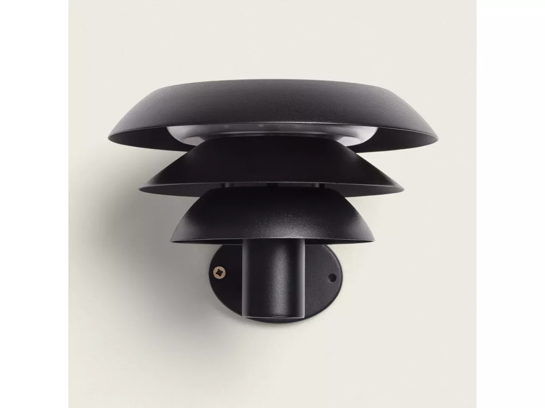 Applique Murale Extérieure Solaire LED 1.5W Aluminium Biel Noir
