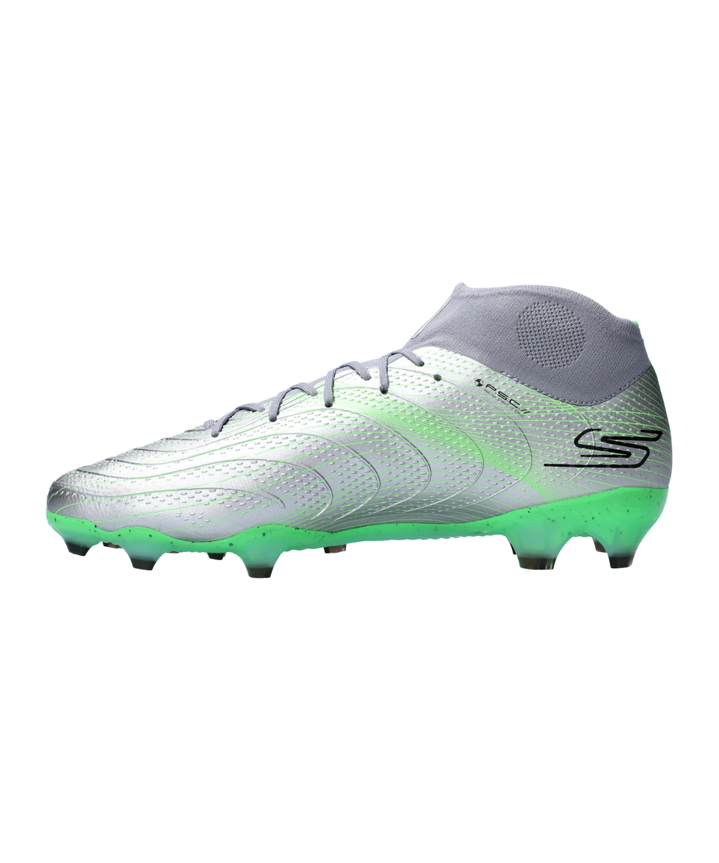 Skechers SKX 01 High FG Laser-Comfort Silber FSLLM