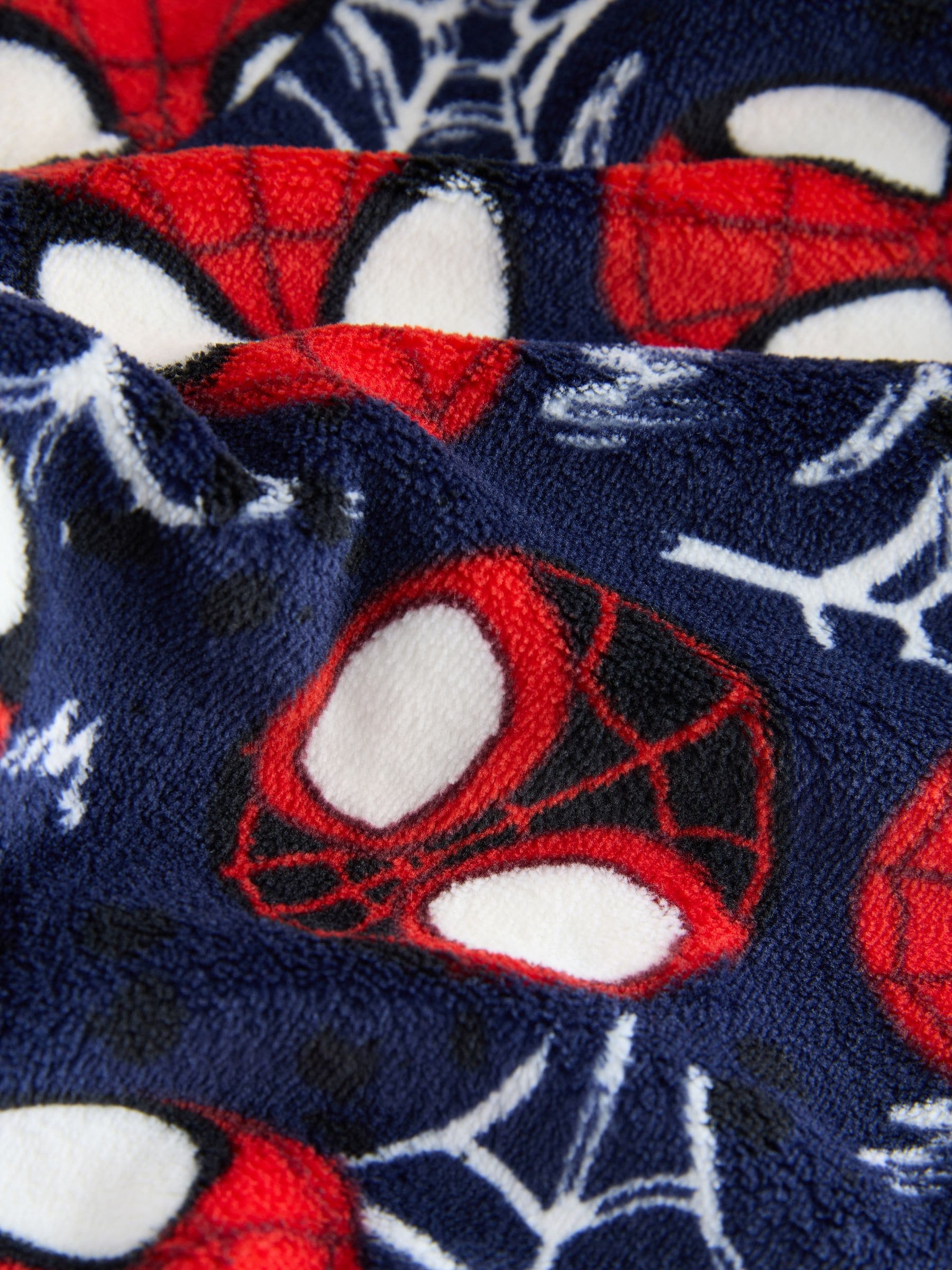 Navy/Red Spiderman - Fleece onesie met licentie (9mnd-10jr)