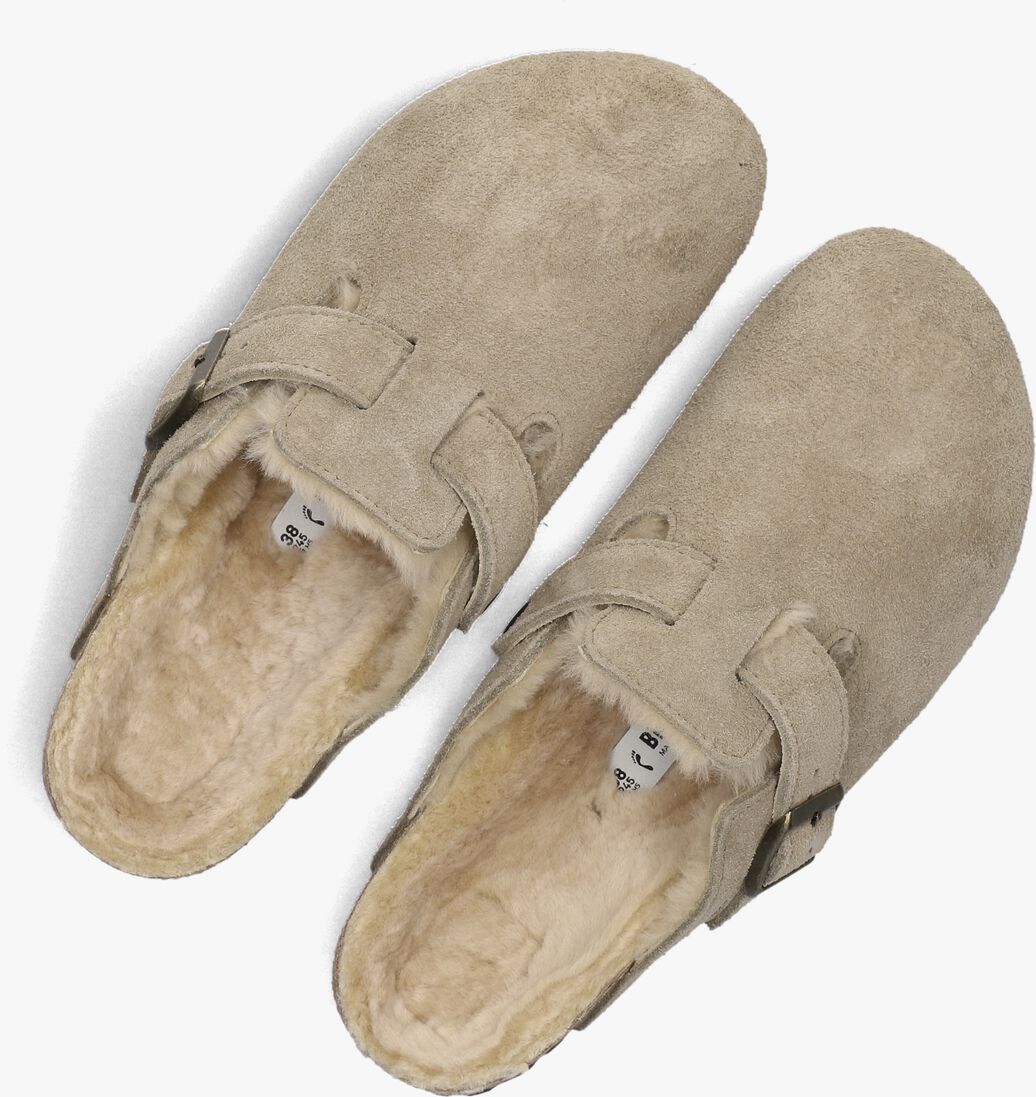 taupe birkenstock instappers boston w