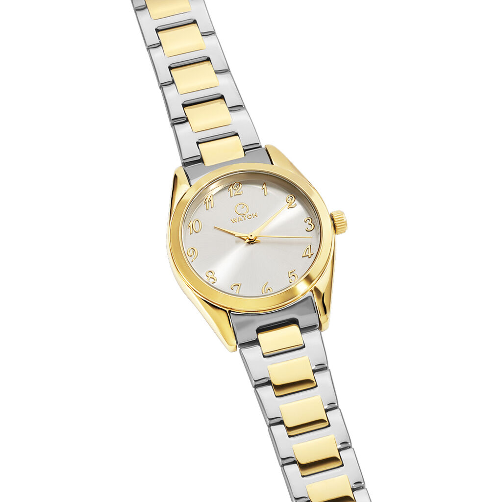 Montre O Watch Colored Argenté