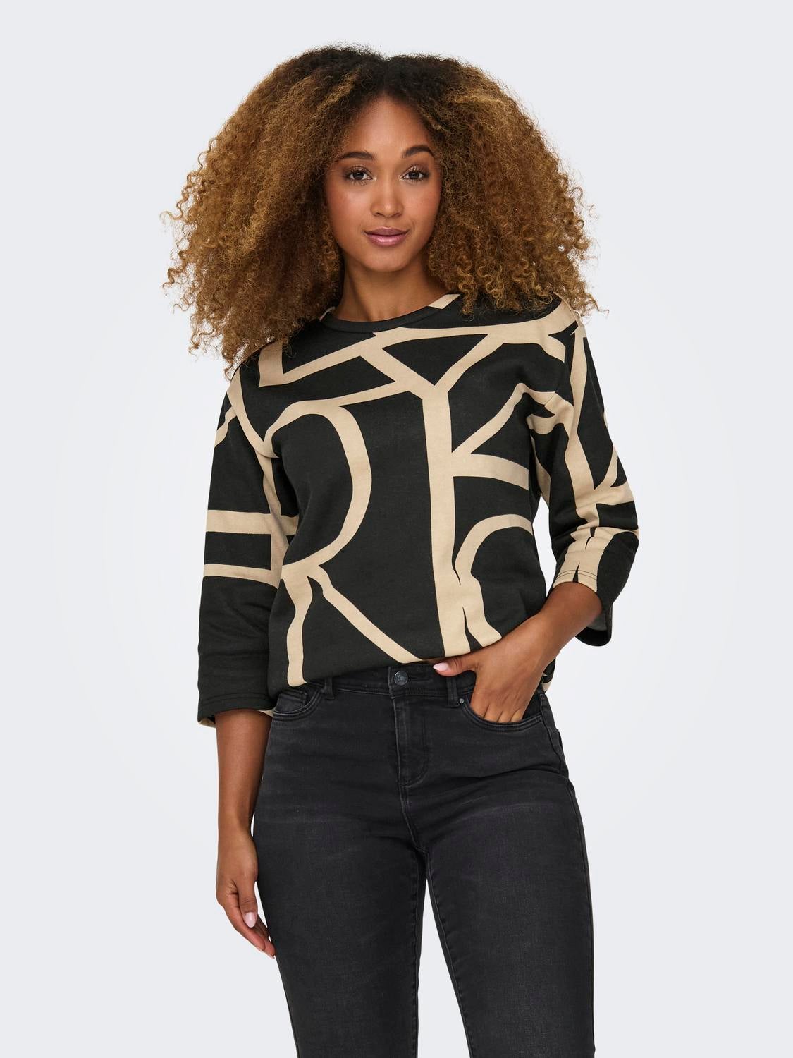ONLFAVE Sweatshirt-Jacke Black