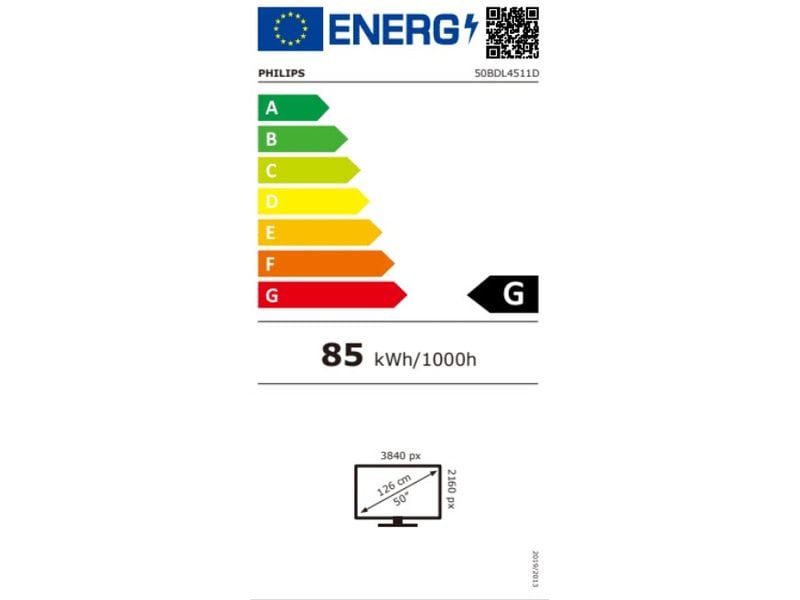 Philips Public Display D-Line 50BDL4511D/00 50 