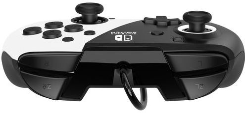 PDP Faceoff Deluxe+ Audio - Nintendo Switch Controller - Zwart/Wit