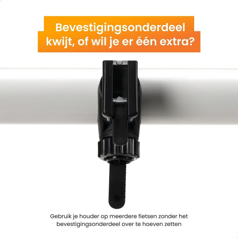 R2B® Bevestigingsonderdeel voor fietshouder model Leiden