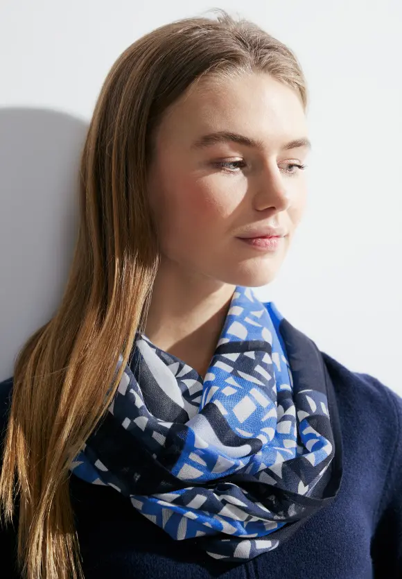 Print Loop - water blue