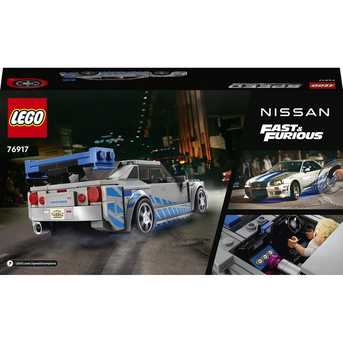 Nissan Skyline GT-R 2 Fast 2 Fuious Lego Speed Champions 76917