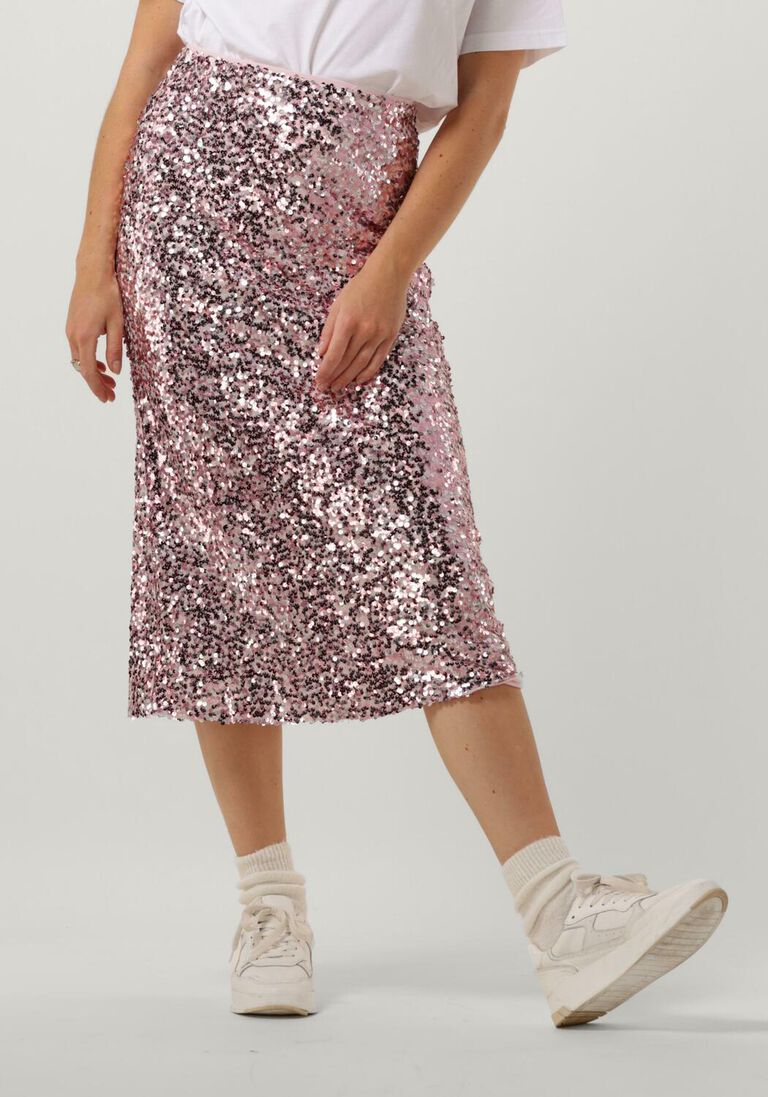 NEO NOIR roze neo noir midirok baira sequins skirt