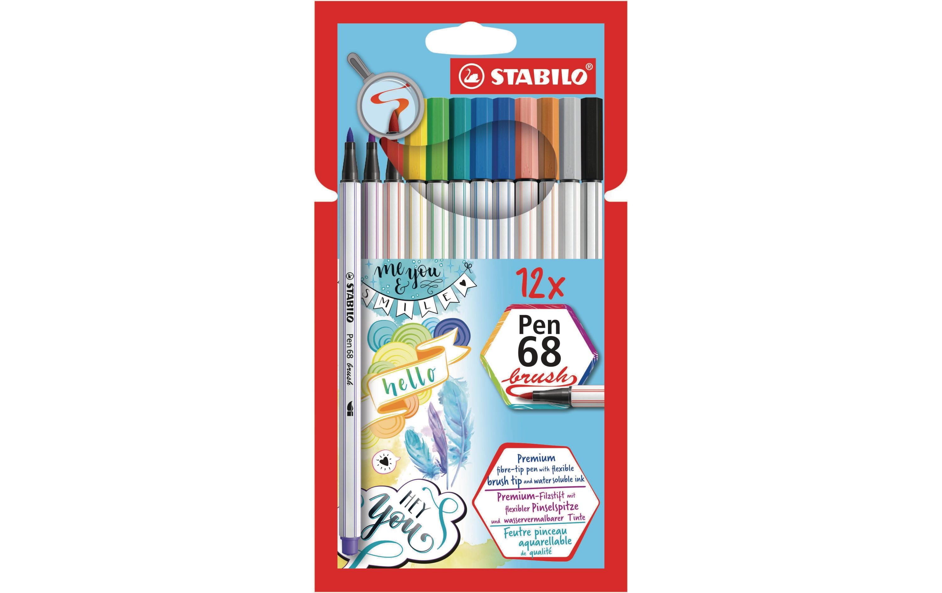 Filzstift Pen 68 12 StückFilzstifte