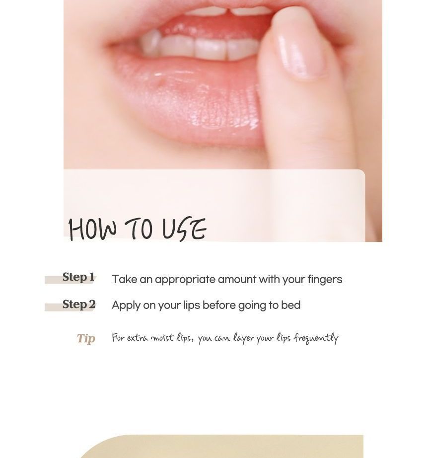 ETUDE - Jumbo Ginger Sugar Lip Mask voor de Nacht