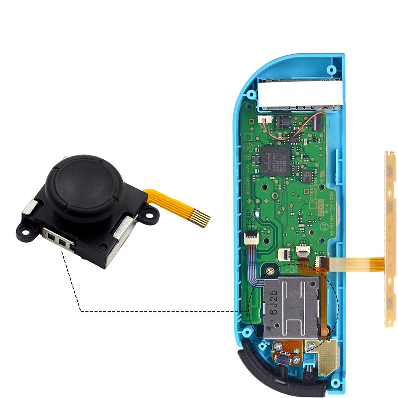 (21-tlg. Set) Nintendo Switch / OLED / Lite Joy Con Reparatur Set   Joycon Joystick Ersatz