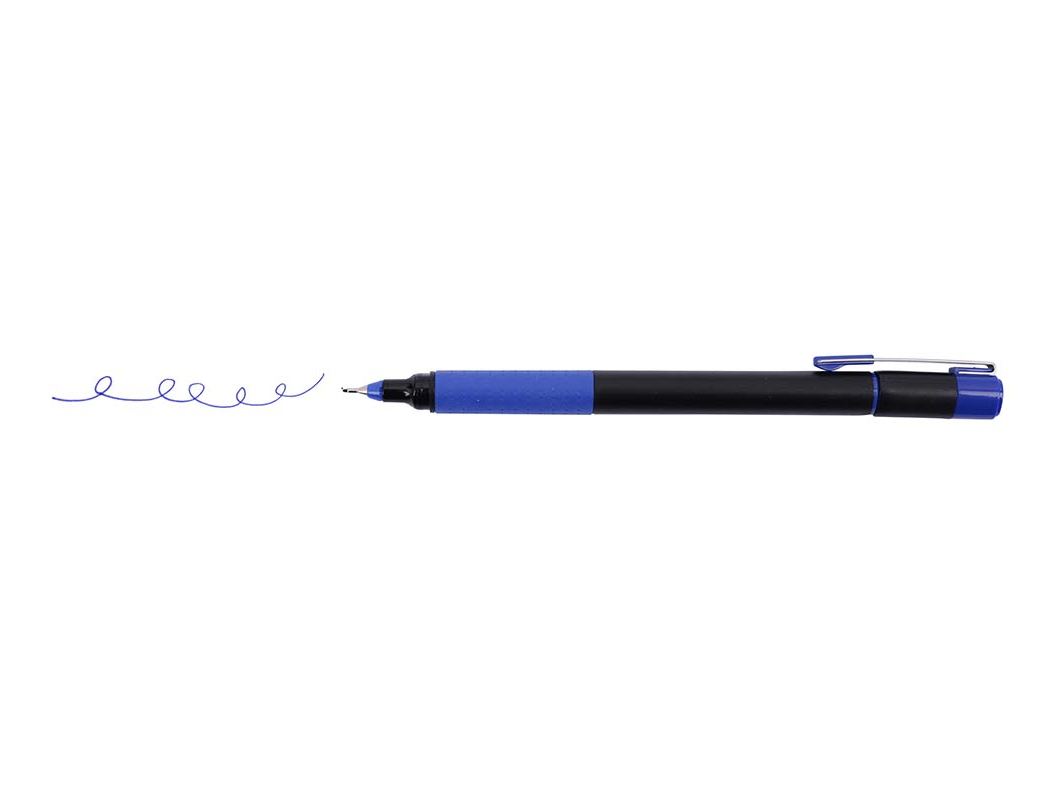 CANETA PONTA FINA AUCHAN AZUL 0.5MM