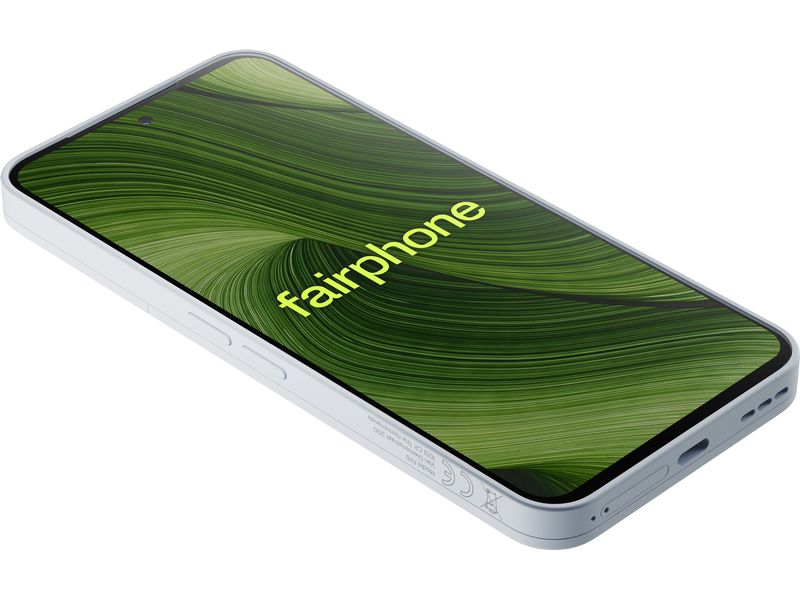 Fairphone Fairphone 6 256 GB Cloud white Nachhaltiges Android-Smartphone aus fairer Produktion mit recycelten Materialien