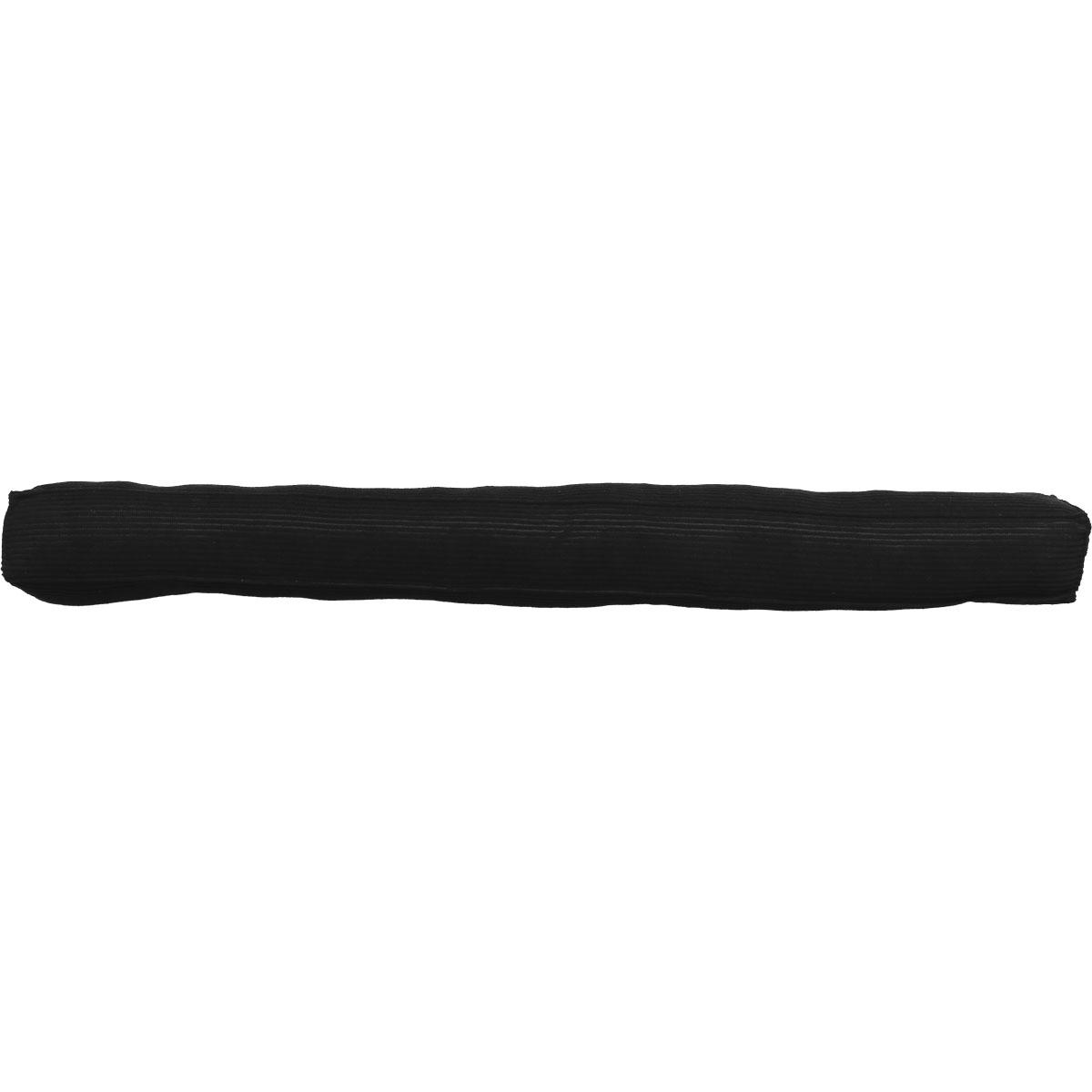 BOUDIN PORTE CARRE VELOURS 80CM BANDE AGRIPP NOIR