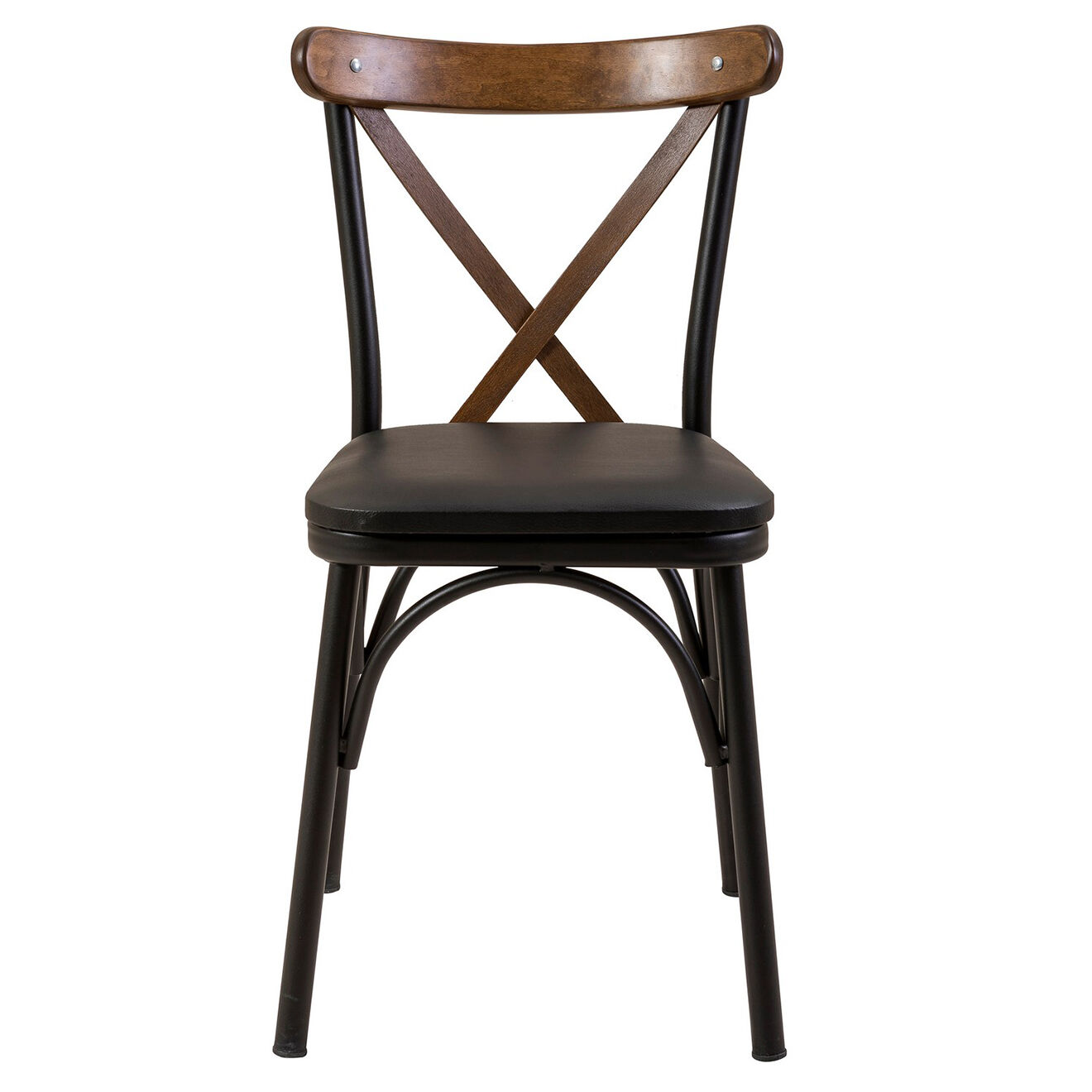 Homitis Table + 2 Chaises + Banc Olv noir
